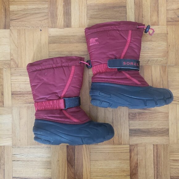 Kid's Unisex Sorel Winter Boots Youth Size 1 - Picture 2 of 7